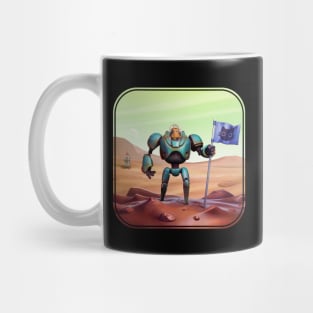 cat on mars Mug